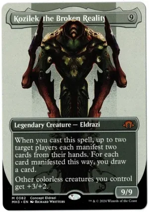 Kozilek The Broken Reality Borderless Magic the Gathering Proxy