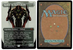Kozilek, the Broken Reality (Borderless) from Modern Horizons 3 Magic the Gathering Proxy