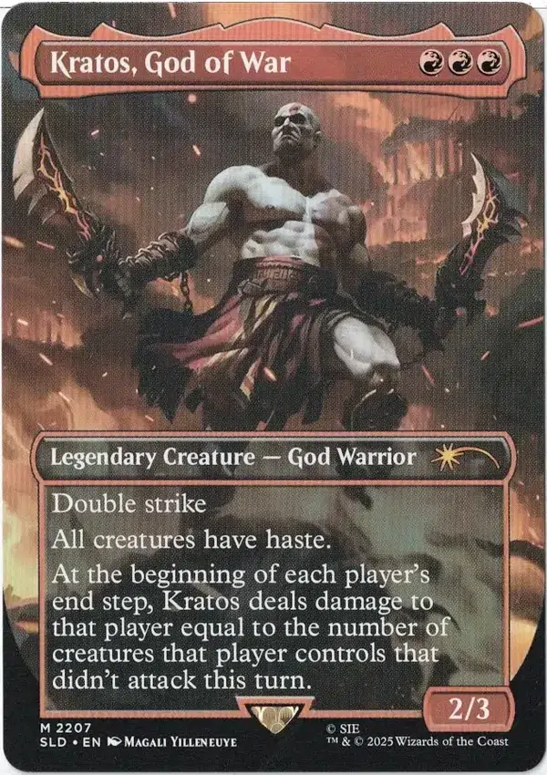 Kratos God Of War Magic the Gathering Proxy