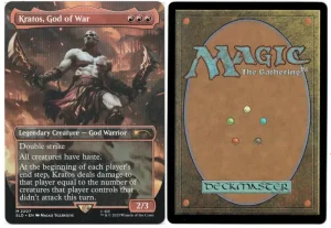 Kratos, God of War from Secret Lair Drop Series Magic the Gathering Proxy