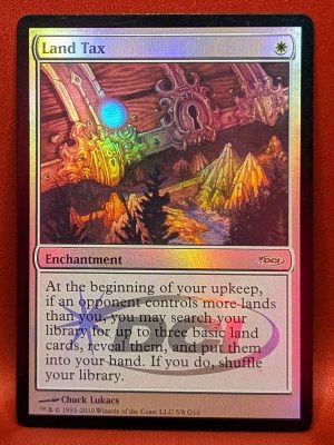 FOIL Land Tax from Judge Promo Magic the Gathering Proxy