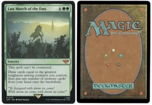 Last March of the Ents from Universes Beyond: The Lord of the Rings: Tales of Middle-earth Magic the Gathering Proxy