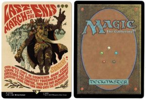 Last March of the Ents (Borderless Poster) from Universes Beyond: The Lord of the Rings: Tales of Middle-earth Magic the Gathering Proxy