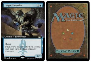 Ledger Shredder (Extended Art) from Streets of New Capenna Magic the Gathering Proxy