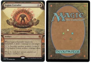 Legion Extruder (Showcase) from Outlaws of Thunder Junction: The Big Score Magic the Gathering Proxy