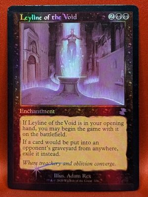 FOIL Leyline of the Void from Time Spiral: Remastered Magic the Gathering Proxy