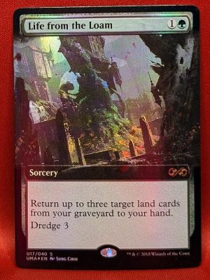 FOIL Life from the Loam from Ultimate Masters Box Topper Magic the Gathering Proxy