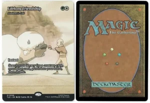 Lifelong Friendship (Eladamri's Call) (Borderless) from Avatar: The Last Airbender: Eternal-Legal Magic the Gathering Proxy