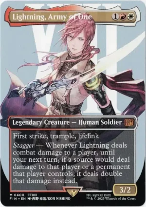 Lightning Army Of One 400 Magic the Gathering Proxy