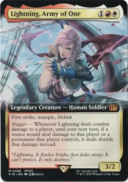 Lightning Army Of One 498 Magic the Gathering Proxy