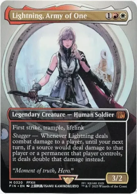 Lightning Army Of One Bord 320 Magic the Gathering Proxy