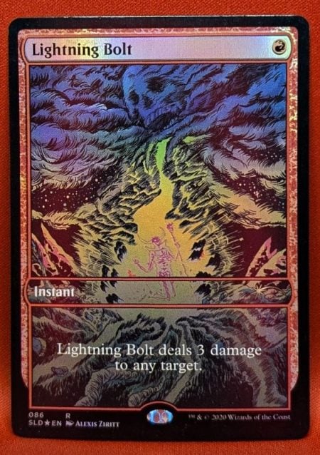 lightning mtg card Magic: the Gathering: Lightning Bolt (0021) SLP