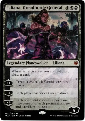 Liliana Dreadhorde General 1 Magic the Gathering Proxy