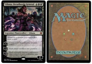 Liliana, Dreadhorde General from War of the Spark Magic the Gathering Proxy