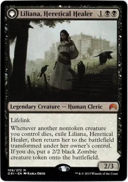 Liliana Heretical Healer 1 Magic the Gathering Proxy