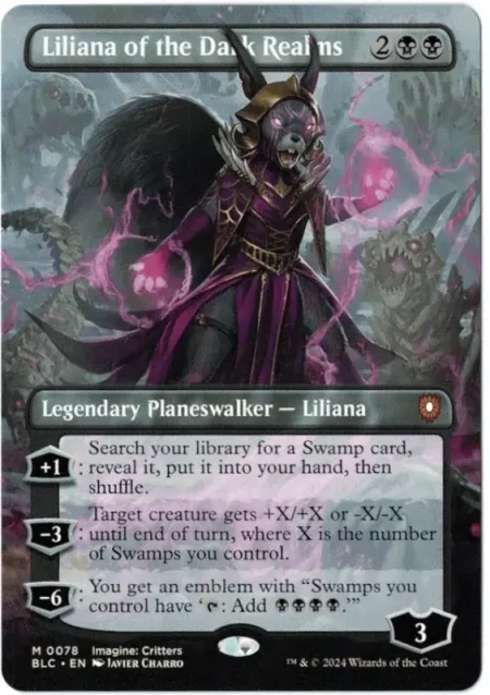 Liliana Of The Dark Realms Bloomsburrow Magic the Gathering Proxy