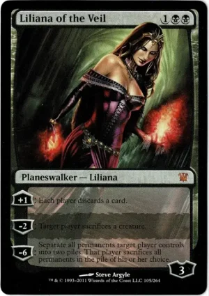 Liliana Of The Veil 1 Magic the Gathering Proxy