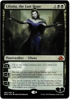 Liliana The Last Hope Magic the Gathering Proxy