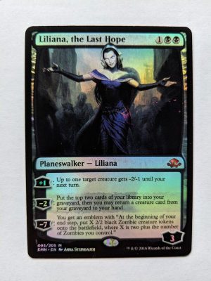 FOIL Liliana, the Last Hope from Eldritch Moon Proxy