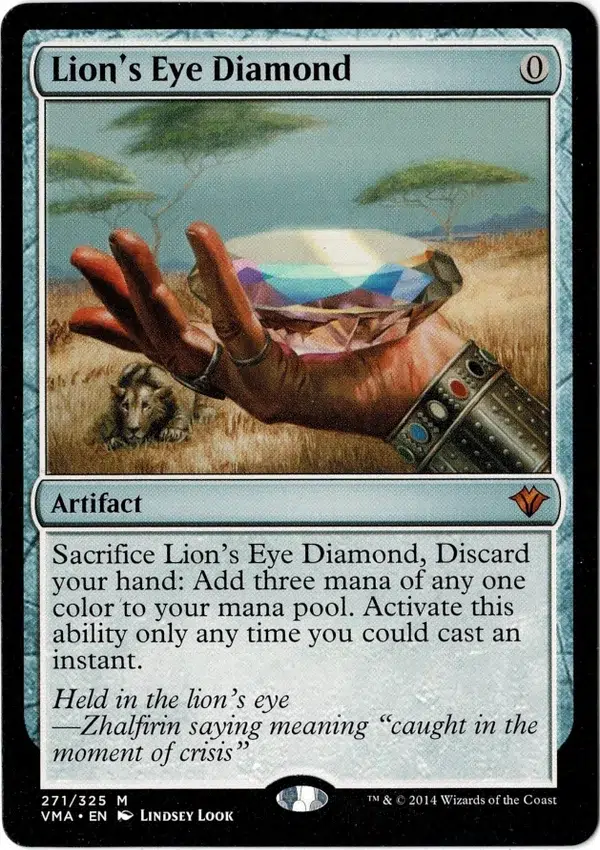 Lion's Eye Diamond Magic the Gathering Proxy
