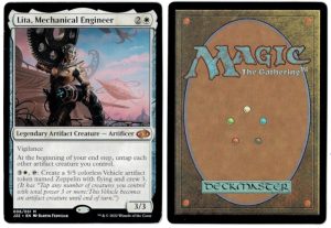 Lita, Mechanical Engineer from Jumpstart 2022 Magic the Gathering Proxy