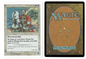 Liu Bei, Lord of Shu from Portal Three Kingdoms Magic the Gathering Proxy