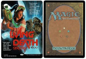 Living Death (Showcase) from Commander: Duskmourn: House of Horror Magic the Gathering Proxy