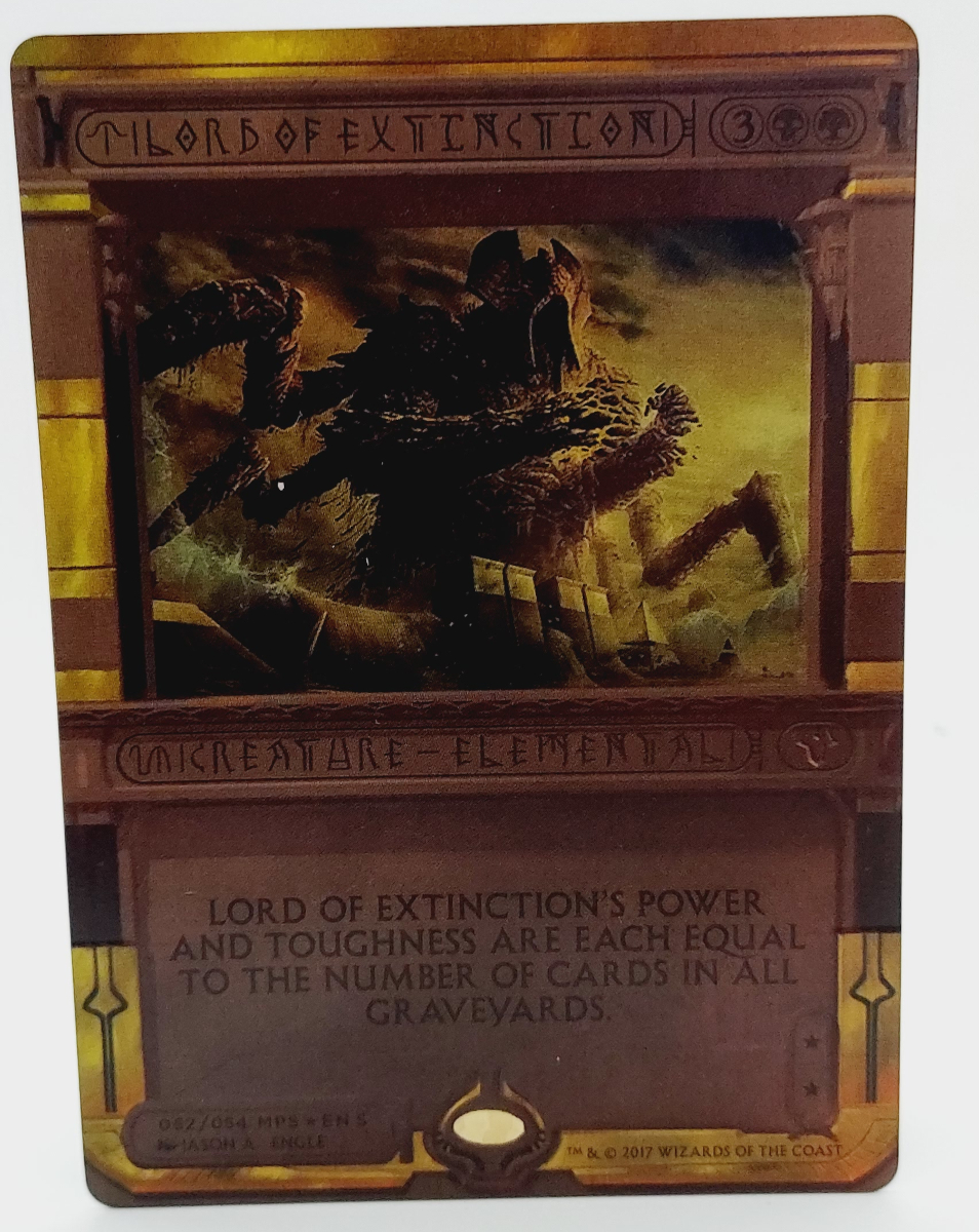 FOIL Lord of Extinction from Amonkhet Invocations Proxy