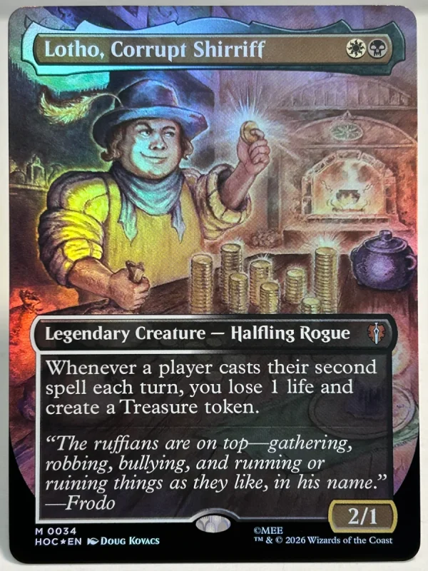 Lotho corrupt shirriff hobbit – magic the gathering proxy