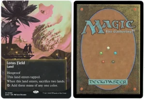 Lotus Field (0068) (Borderless) from Edge of Eternities: Stellar Sights Magic the Gathering Proxy