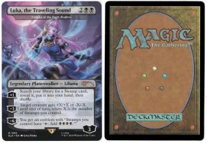 Luka, the Traveling Sound - Liliana of the Dark Realms from Secret Lair Drop Series Magic the Gathering Proxy