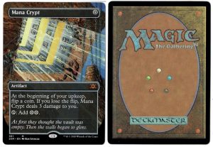Mana Crypt (Borderless) from Double Masters Magic the Gathering Proxy