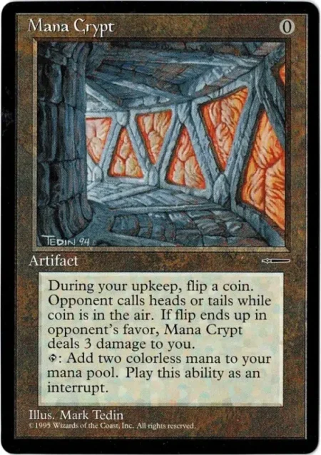 Mana Crypt Media Promo Magic the Gathering Proxy