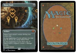 Mana Vault (Borderless) from Double Masters 2022 Magic the Gathering Proxy