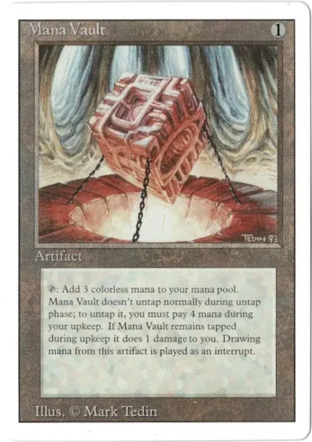 Mana Vault Rev Magic the Gathering Proxy