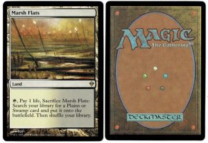 Marsh Flats from Zendikar Magic the Gathering Proxy