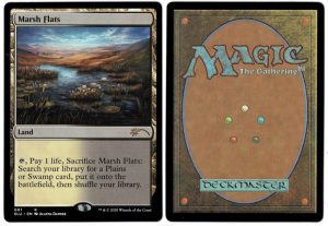 Marsh Flats from Secret Lair Series Magic the Gathering Proxy