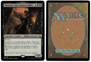 Massacre Girl, Known Killer from Murders at Karlov Manor Magic the Gathering Proxy