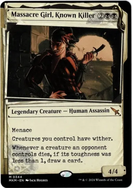 Massacre Girl Showcase Magic the Gathering Proxy