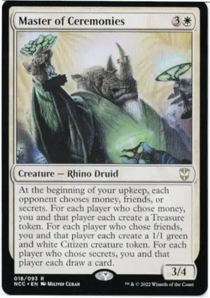 Master Of Ceremonies Magic the Gathering Proxy