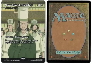 Mayor Tong of Chin Village (Drannith Magistrate (Borderless)) from Avatar: The Last Airbender: Eternal-Legal Magic the Gathering Proxy