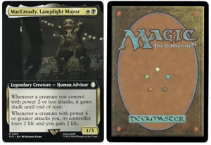 MacCready, Lamplight Mayor (Extended Art) from Universes Beyond: Fallout Magic the Gathering Proxy