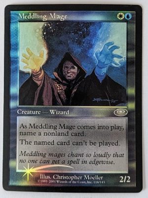 FOIL Meddling Mage from Planeshift Proxy