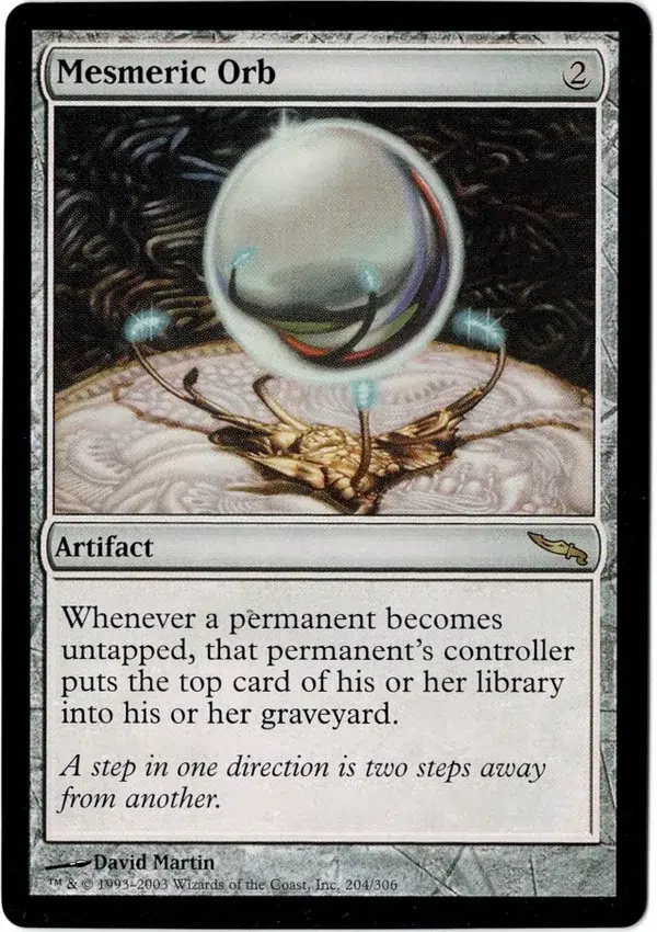 Mesmeric Orb 1 Magic the Gathering Proxy