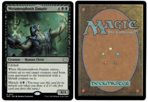 Metamorphosis Fanatic (Extended Art) from Commander: Duskmourn: House of Horror Magic the Gathering Proxy