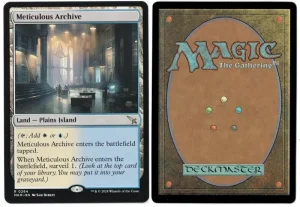 Meticulous Archive from Murders at Karlov Manor Magic the Gathering Proxy