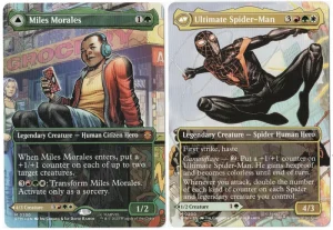 Miles Morales (0200) (Borderless) from Marvel's Spider-Man Magic the Gathering Proxy