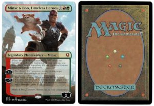 Minsc & Boo, Timeless Heroes (Borderless) from Commander Legends: Battle for Baldur's Gate Magic the Gathering Proxy