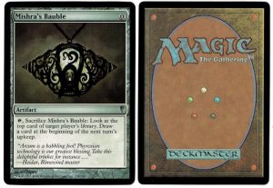 Mishra's Bauble from Coldsnap Magic the Gathering Proxy