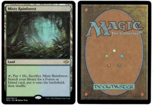 Misty Rainforest from Modern Horizons 2 Magic the Gathering Proxy